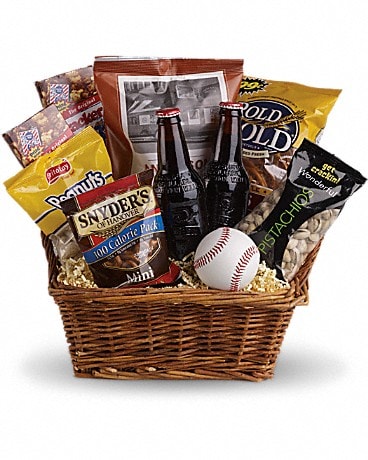 Take Me Out to the Ballgame Basket Gift Basket